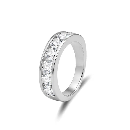 Eternity 2.1ct Moissanite Ring