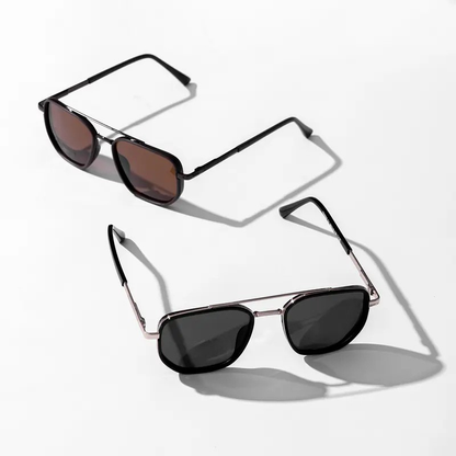 Havana Double-Beam Sunglasses