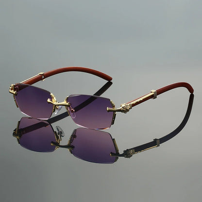 Aurelian Rimless Sunglasses