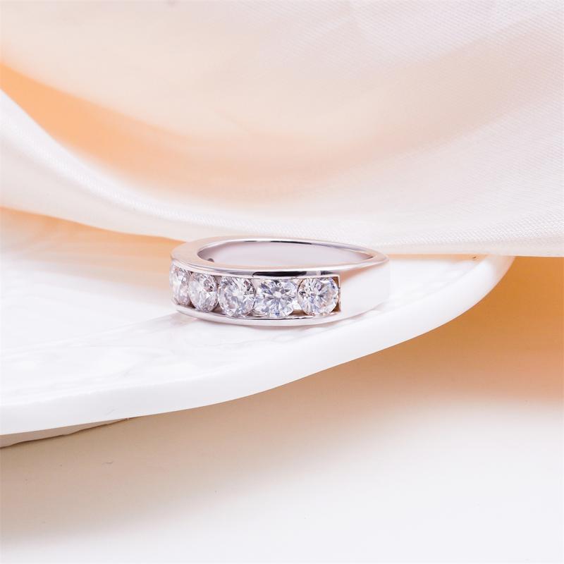 Eternity 2.1ct Moissanite Ring